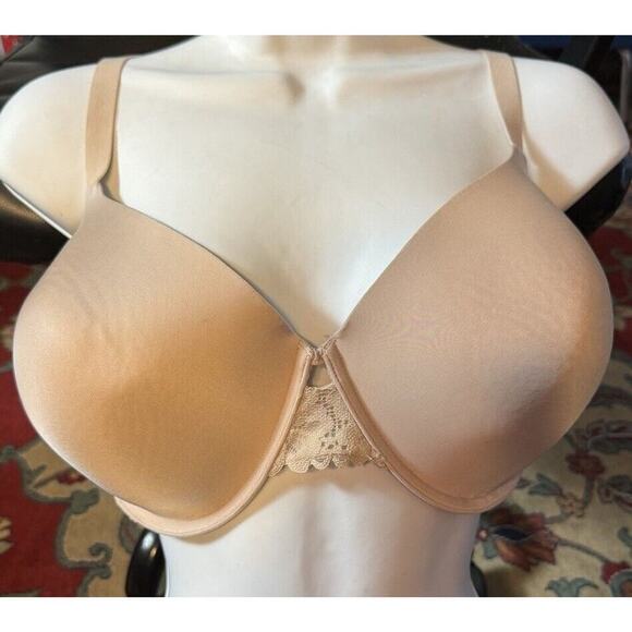 -BRA Maidenform bra Cream 38DD With Lace Accents - Picture 1 of 10